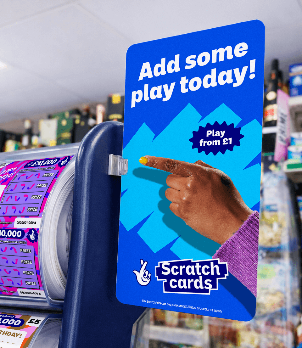 Corner shop - small sign