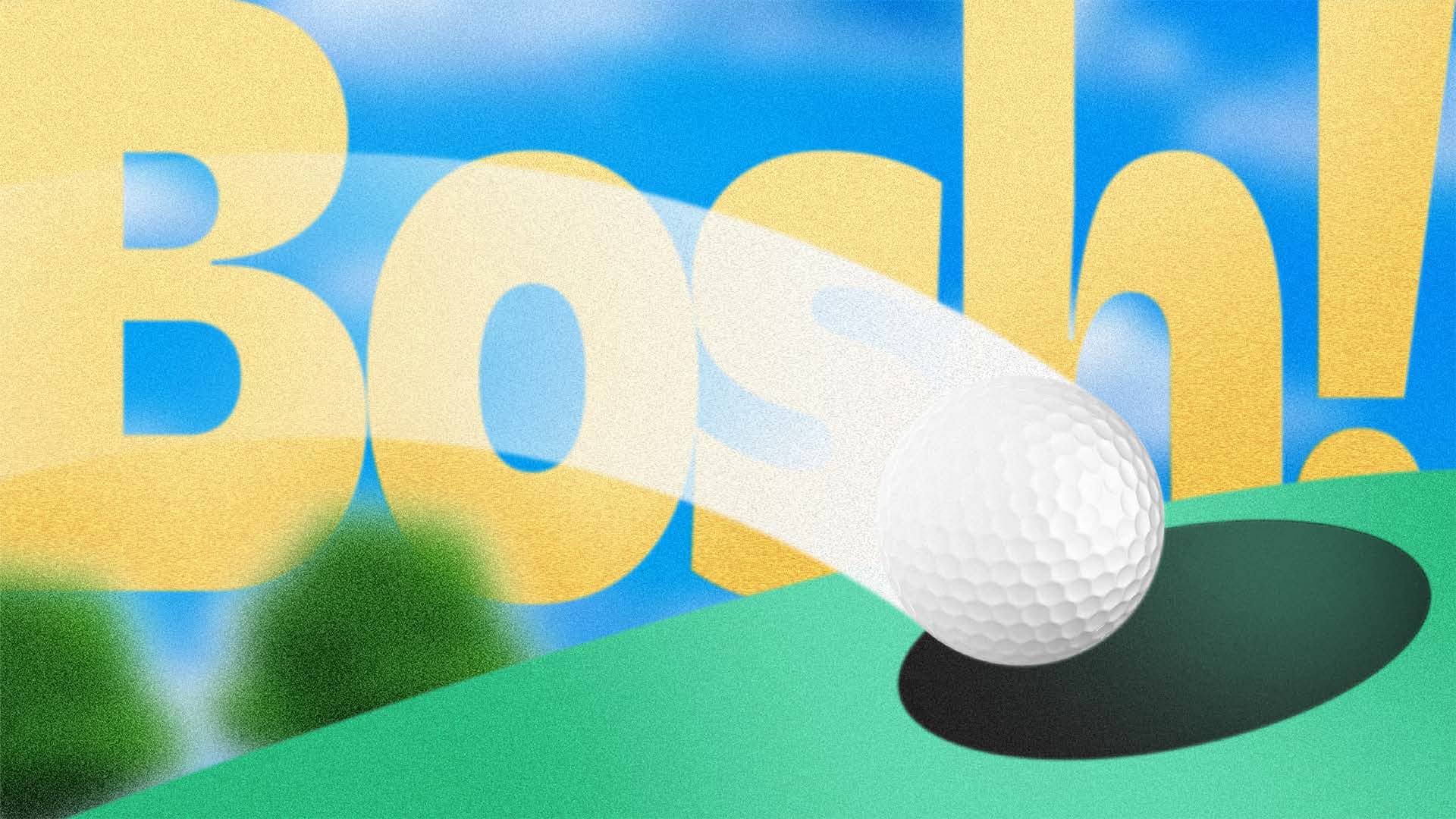 Golf ball illustration